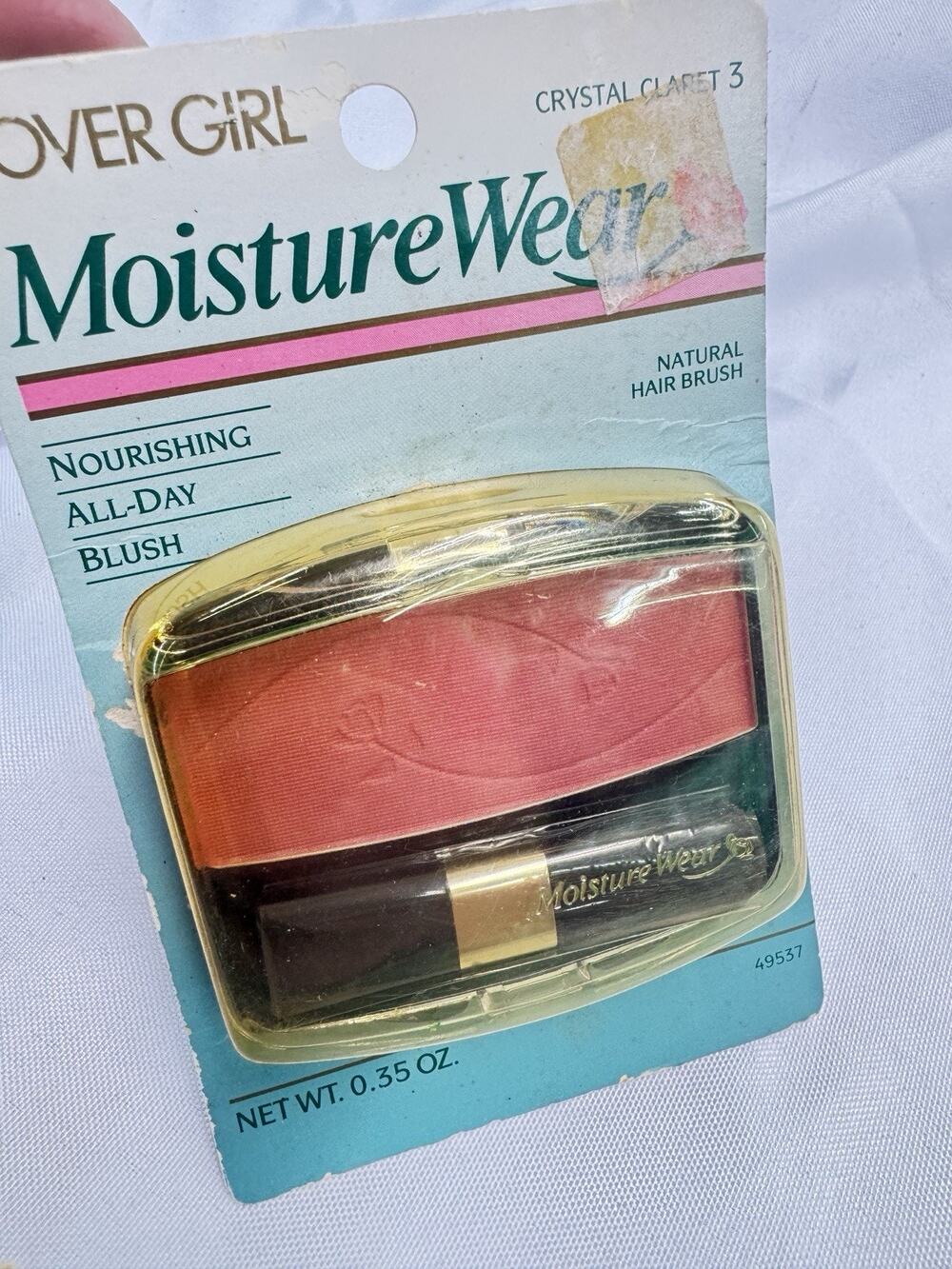 Cover Girl Moisture Wear All Day Blush Crystal Claret 3 Vintage NOS